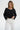 LNA Angle V neck Sweater in black