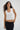 Deep U Cotton Tank - White