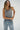 Double Layer Ribbed Tank - Heather Grey
