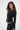 LNA Felice Front Snap Cardigan in black