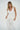 LNA Kai Long Line Linen Vest in whisper white