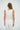 LNA Kai Long Line Linen Vest in whisper white