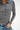 Kylee Snap front long sleeve top in galaxy