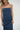 LNA Lila ribbed maxi dress in dark denim