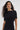 LNA Rylie Shawl top in black