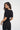 LNA Rylie Shawl top in black