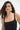 Scoop Ribbed Tank - Black