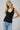 LNA Ribbed V Slim Tank in Black