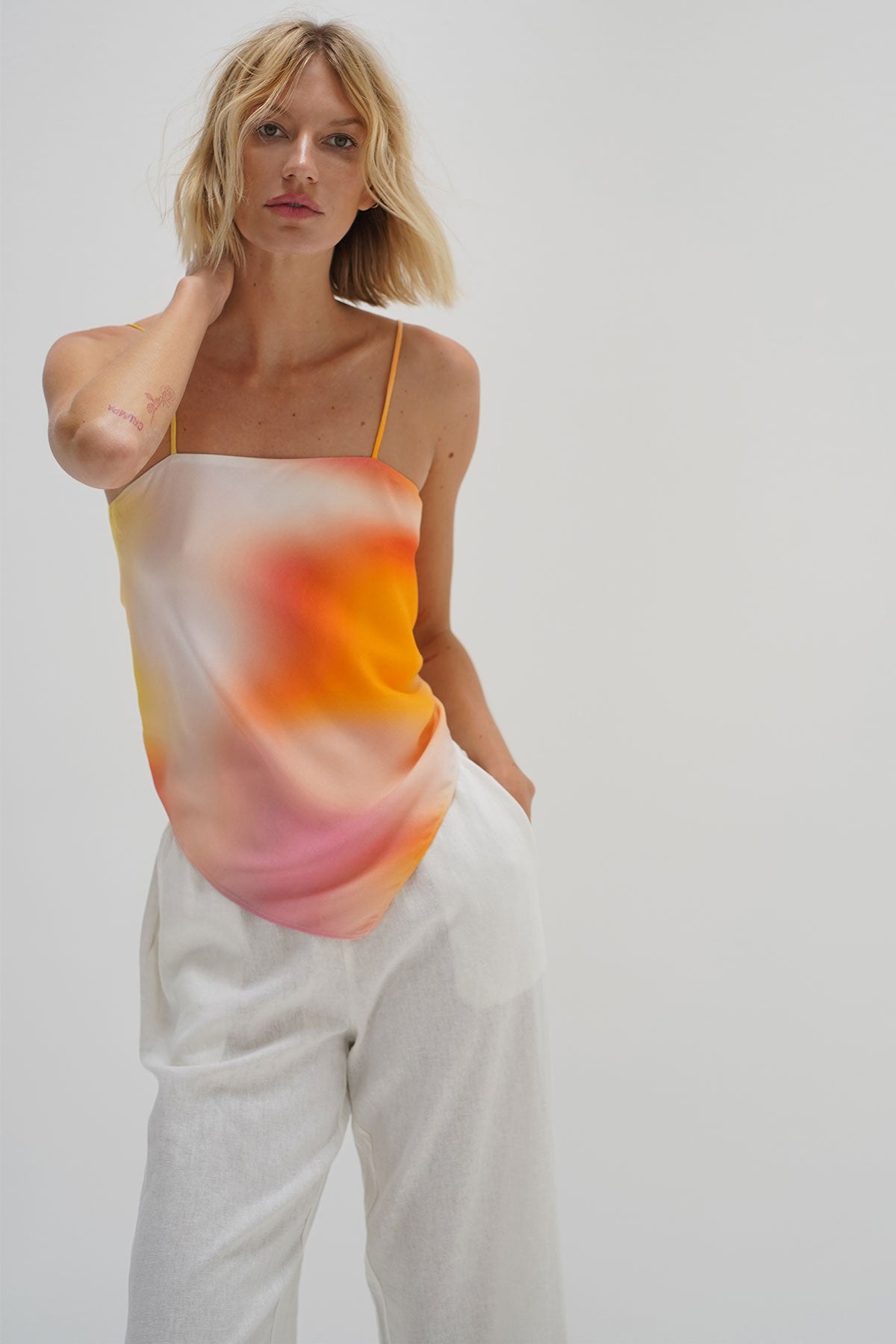 LNA Scarf Top in Afterglow