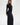 LNA Reed Ribbed Turtleneck in black