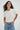 LNA Clothing Ava crop tee in white