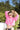 LNA Beach Hoodie in Fuchsia