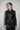 LNA Bennet Faux Leather Zip Jacket In Black