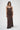 LNA Brooks Satin Skirt In Cacao