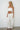 LNA Camille crop top in white denim