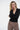 Camryn Wrap Long Sleeve - Black
