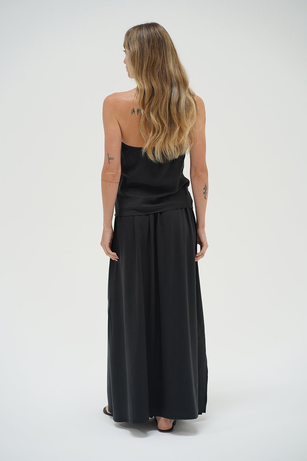 Cana Strapless Top - Pirate Black