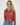 LNA Carter Half Zip Sweater in washed Brick