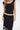 LNA Cassidy lace trim tank in black