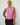 LNA Clem Rib Tank In Aurora Pink