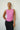 LNA Clem Rib Tank In Aurora Pink