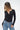 LNA Dalston Ribbed Henley in Black 