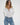  LNA Dalston Ribbed Henley in white 