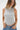 LNA Detra Mock Neck Tank in Heather Grey