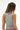 LNA Detra Mock Neck Tank in Heather Grey