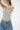 LNA Detra Mock Neck Tank in Heather Grey