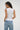 LNA Double Layer Ribbed Scoop Tank in white