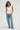 LNA Double Layer Ribbed Scoop Tank in white