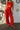 LNA Drawstring Cross Creek Pant In Fiery Red
