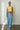 LNA Dusty Pant In Light Denim