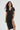 LNA Easy Cotton Tee Dress in black.