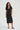 LNA Easy Cotton Tee Dress in black.