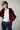 Ember Faux Fur Cardigan - Oxblood