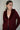 Ember Faux Fur Cardigan - Oxblood