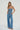 LNA Gia Tie Waist Pant in faded Blue