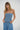 LNA Gigi smocked tube top in faded Blue