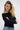 LNA Giselle Long Sleeve top in black 
