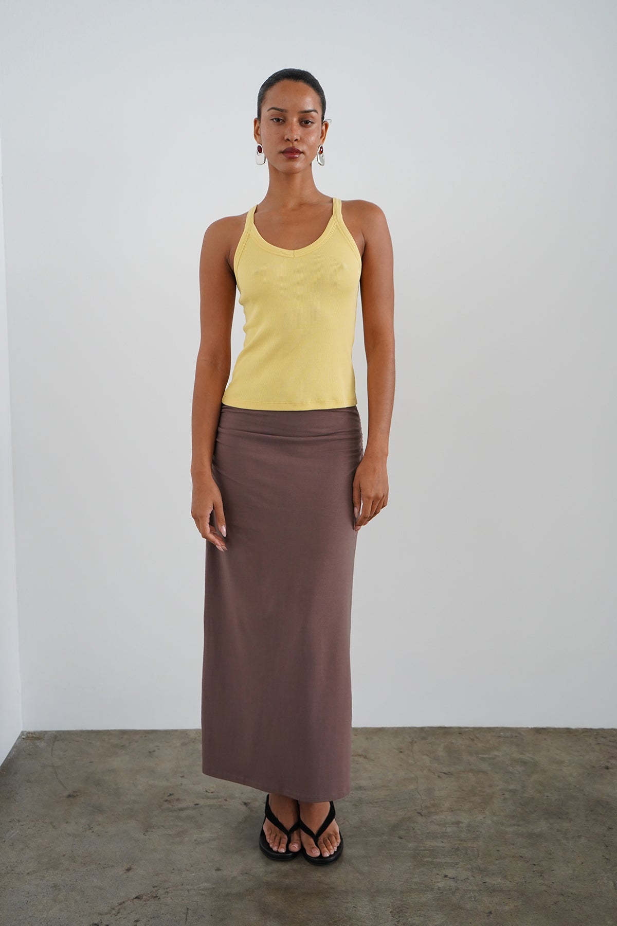 LNA Clothing | Gil Rib Tank In Rafia