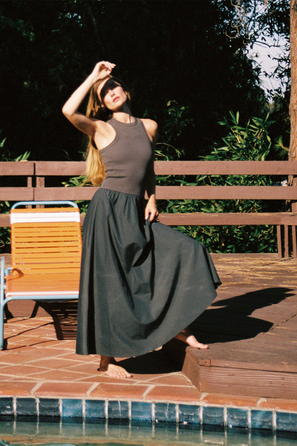 LNA Hart Dress in Bristol Black