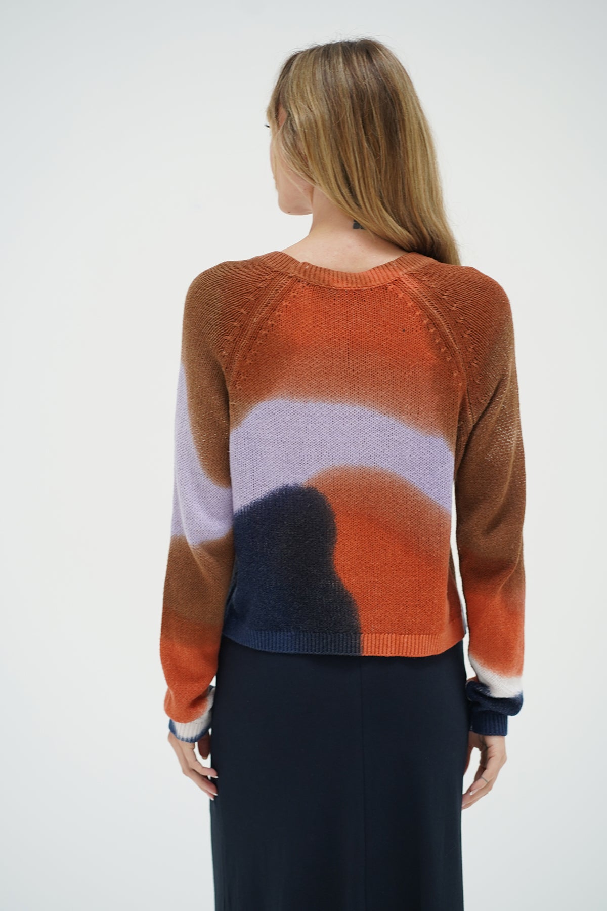 LNA Hendrix Cardigan in horseshoe bend