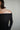 LNA James Rib Off The Shoulder Top In Black