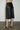 LNA Jean Faux Leather Zip Skirt In Black