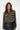 LNA Juno Cropped Plaid Top in brown black plaid