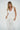 LNA Kai Long Line Linen Vest in whisper white