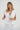 LNA Kala Eyelet Tie Top in white