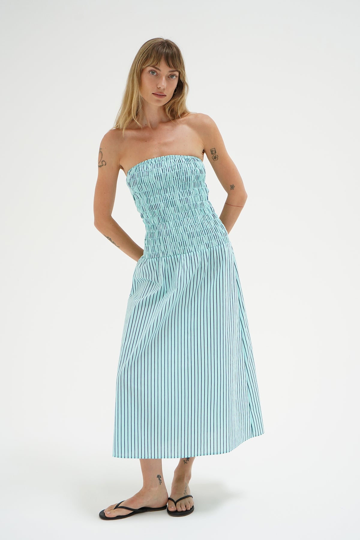 Nala】Long slit all in one レディース